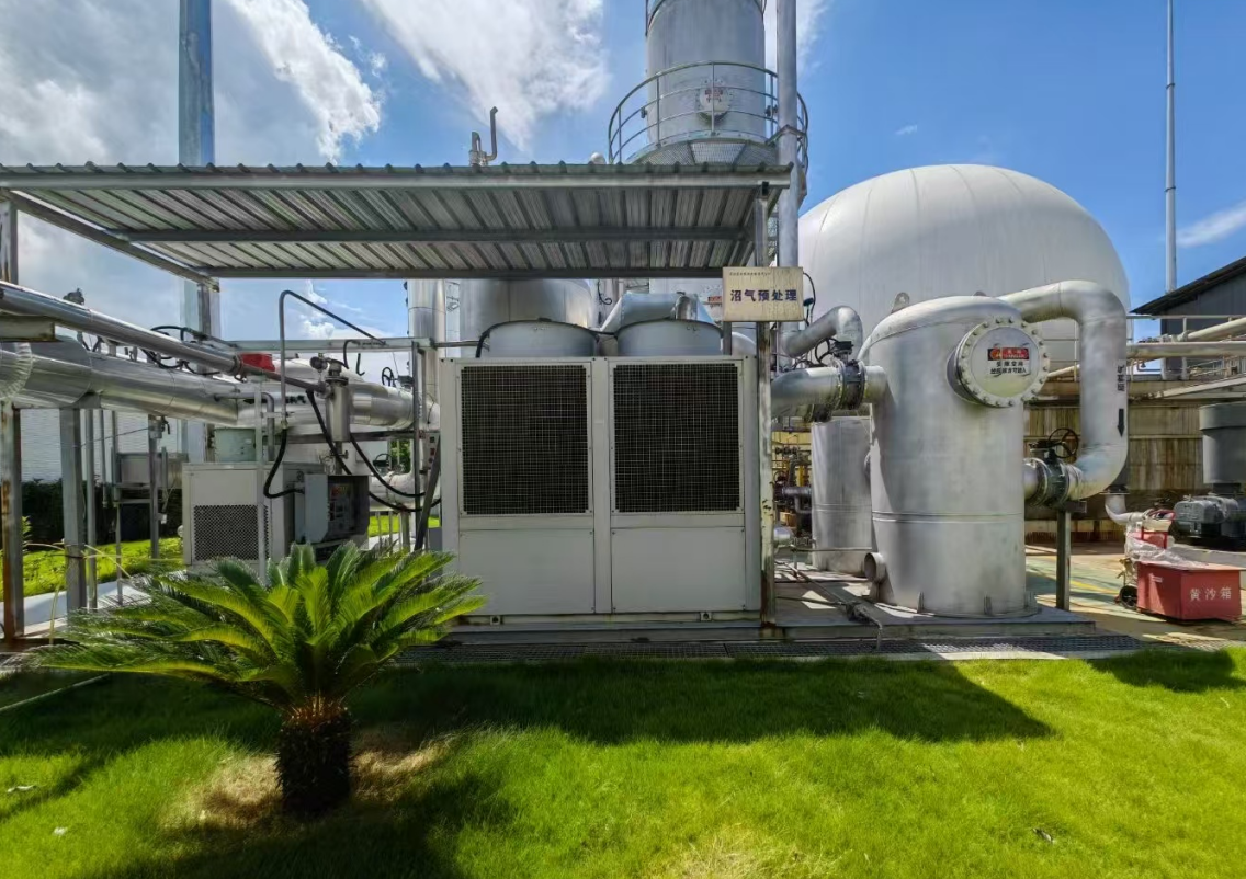 沼氣防爆冷干機案例現(xiàn)場
