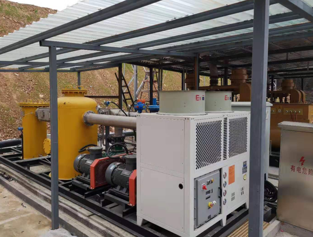 沼氣發(fā)電并網冷干機案例